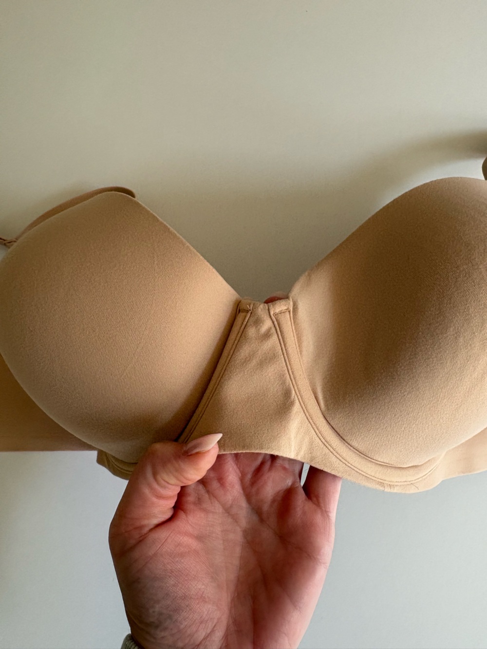 AERIE | SMOOTHEZ FULL COVERAGE LIGHTLY LINED BRA | SIZE 38C COLOR SANDS - Picture 6 of 11